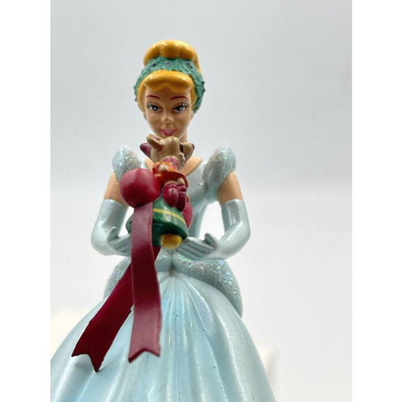 Disney Christmas Magic Ornaments W/Box Cinderella Snow White Ariel Set/3 - Picture 7 of 14